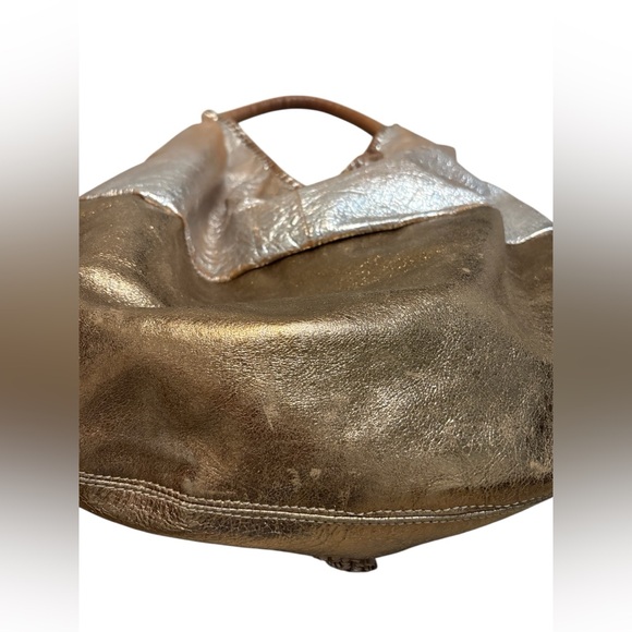 Sharif Metallic Silver and Bronze Hobo Bag - Picture 6 of 16